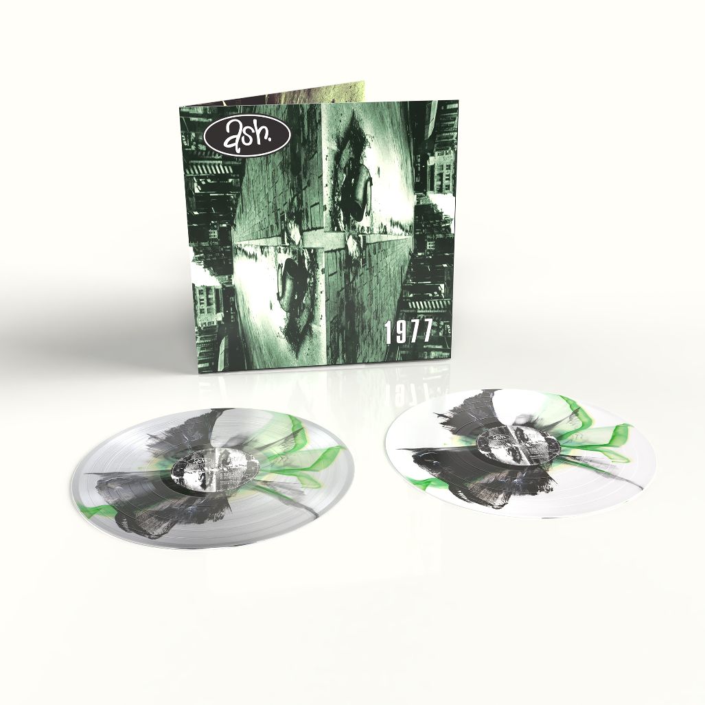 Ash - 1977 (30th Anniversary Edition) - 2LP Green & Black Inkplosion Vinyl