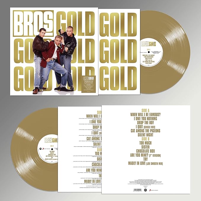 Bros - Gold - Limited Edition, Gold Coloured Vinyl