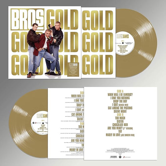 Bros - Gold - Limited Edition, Gold Coloured Vinyl
