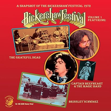 A Snapshot of The Bickershaw Festival 1972 Vol 1 (Featuring Grateful Dead) Vinyl