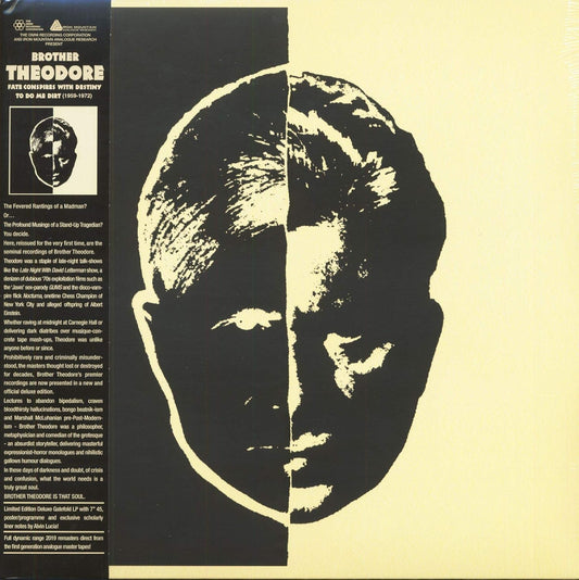 Brother Theodore - Fate Conspires With Destiny To Do Me Dirt - Deluxe Vinyl + 7"