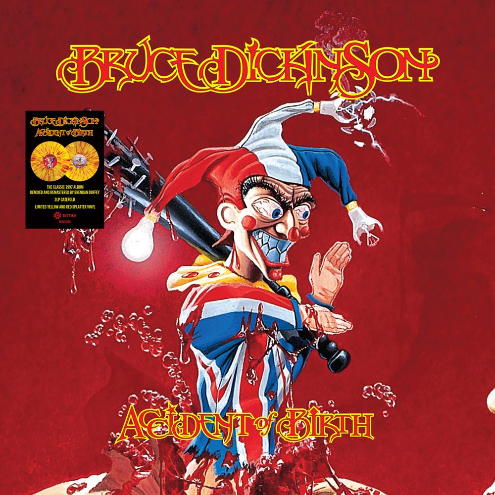 Bruce Dickinson - Accident of Birth (2026 Remix) - Yellow & Red Splatter Vinyl [NAD2026]