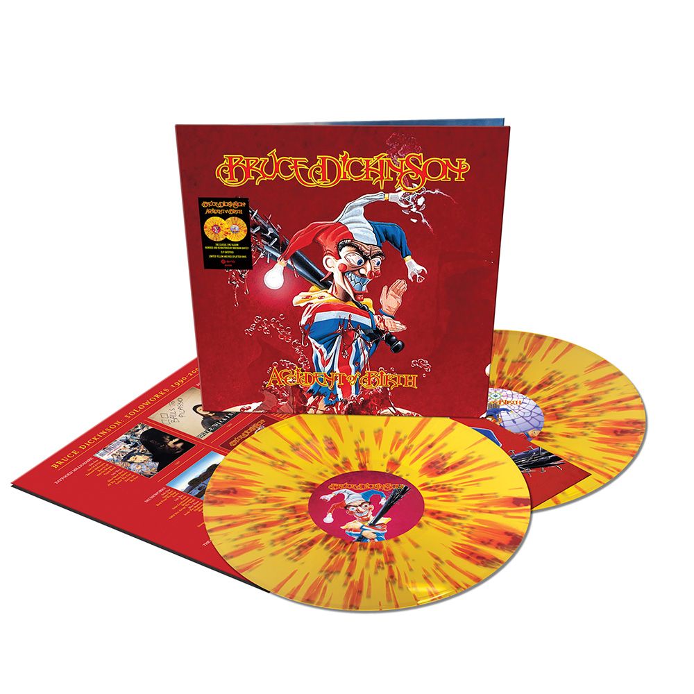 Bruce Dickinson - Accident of Birth (2026 Remix) - Yellow & Red Splatter Vinyl [NAD2026]
