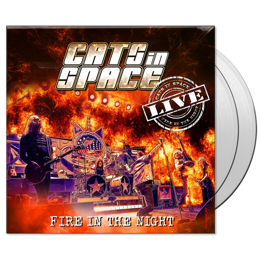 Cats In Space - Fire In The Sky-Live: Limited 2LP Spotlight White Vinyl