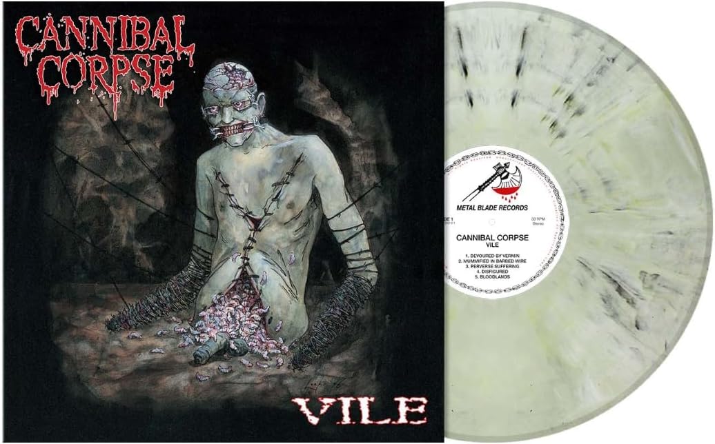 Cannibal Corpse - Vile (30th Anniversary) 'Pale Dead Skin' Marbled Vinyl