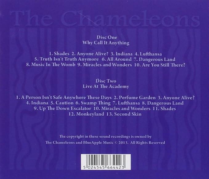 The Chamelons - Why Call It Anything - Collector's Edition 2cd