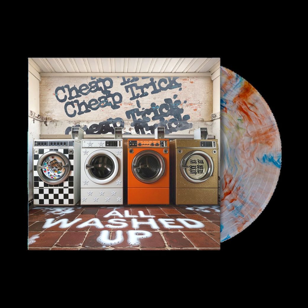 Cheap Trick - All Washed Up - Limited Edition Clear with Orange & Blue Marble