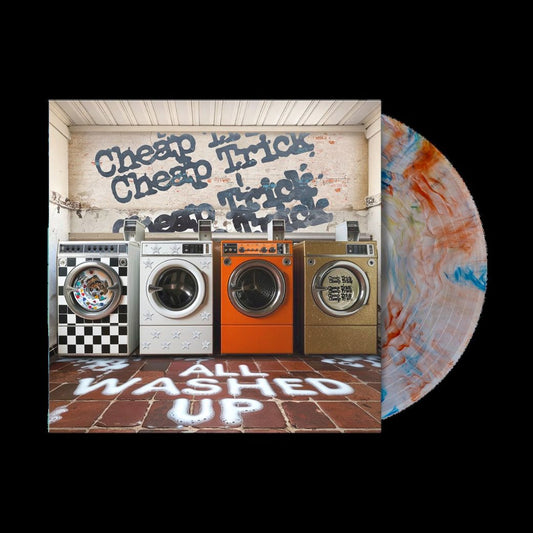 Cheap Trick - All Washed Up - Limited Edition Clear with Orange & Blue Marble
