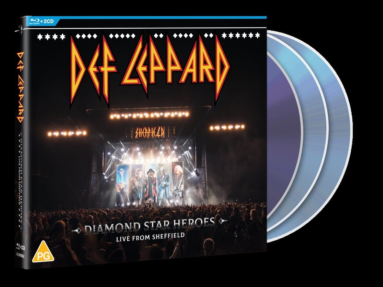 Def Leppard - Diamond Star Heroes Live From Sheffield - 2CD+ Blu-Ray