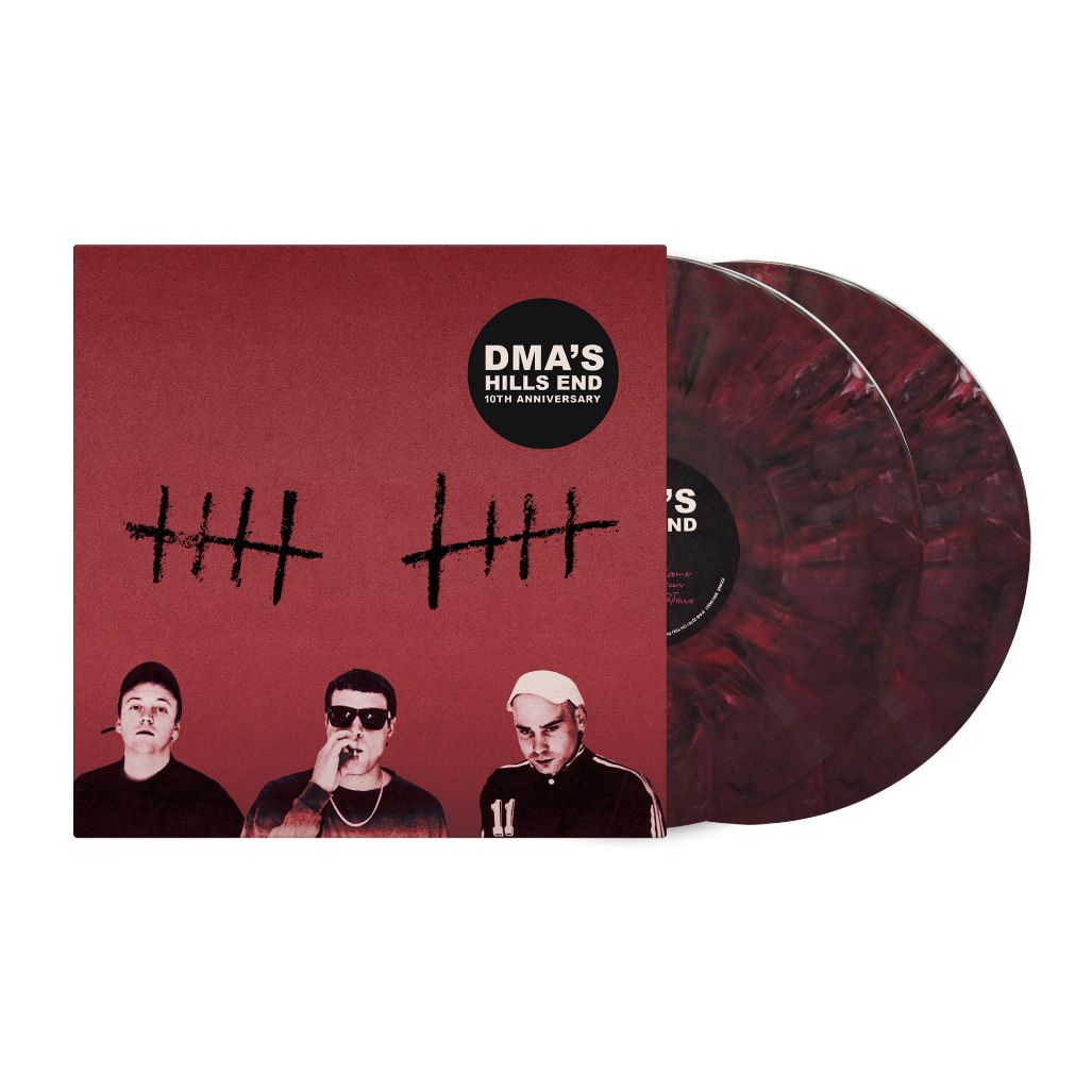 DMA's - All The Hits - Limited Edition Red, Black & White Marble Vinyl