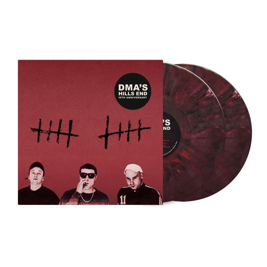 DMA's - All The Hits - Limited Edition Red, Black & White Marble Vinyl