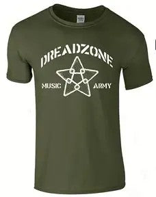 Dreadzone - Music Army - Green T-Shirt (Large)