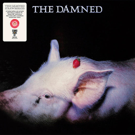 The Damned ‎– Strawberries - Limited Red and Pink Swirl Vinyl
