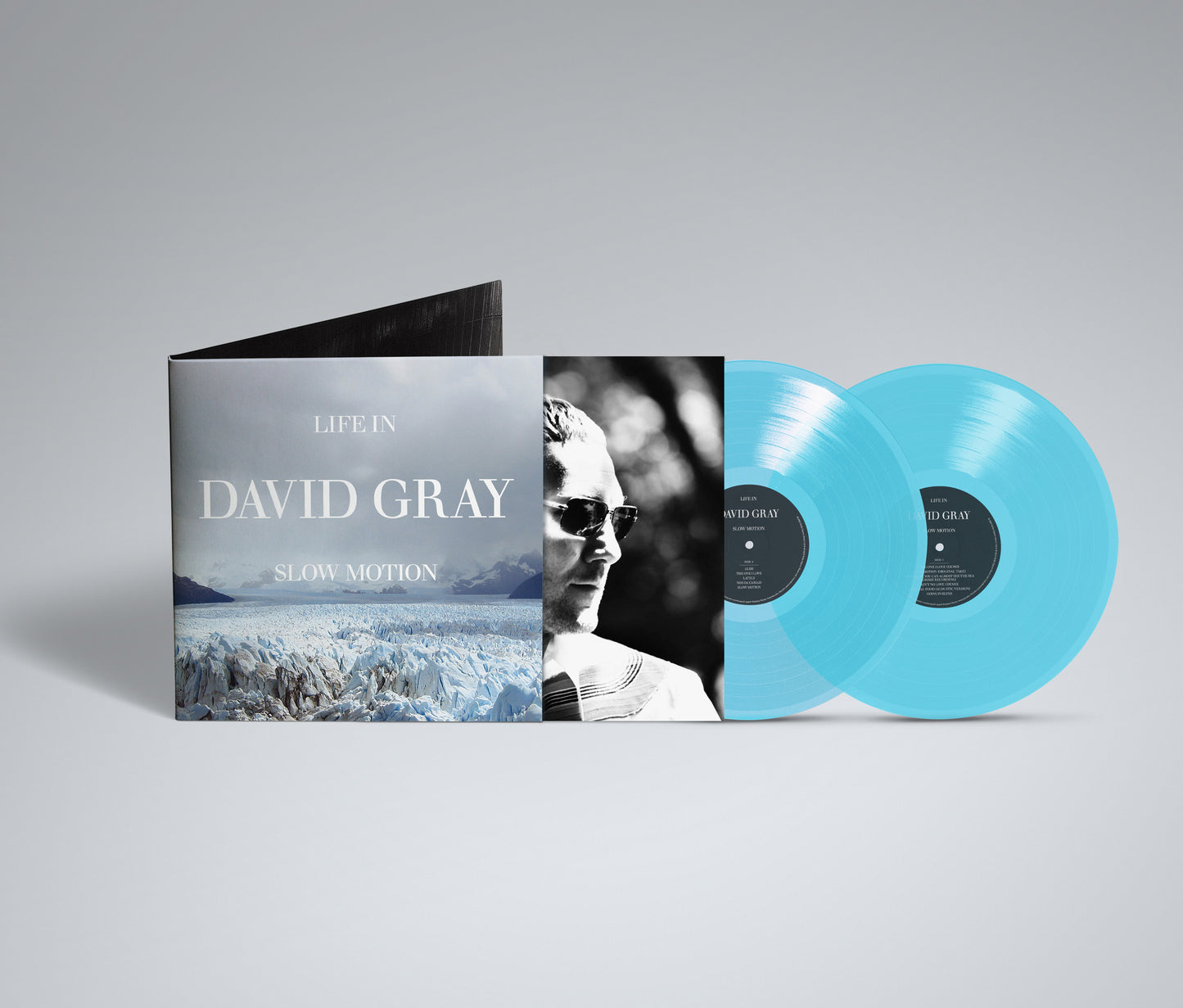 David Gray - Life in Slow Motion (20th Anniversary Edition) - Deluxe 2LP Glacial Blue vinyl