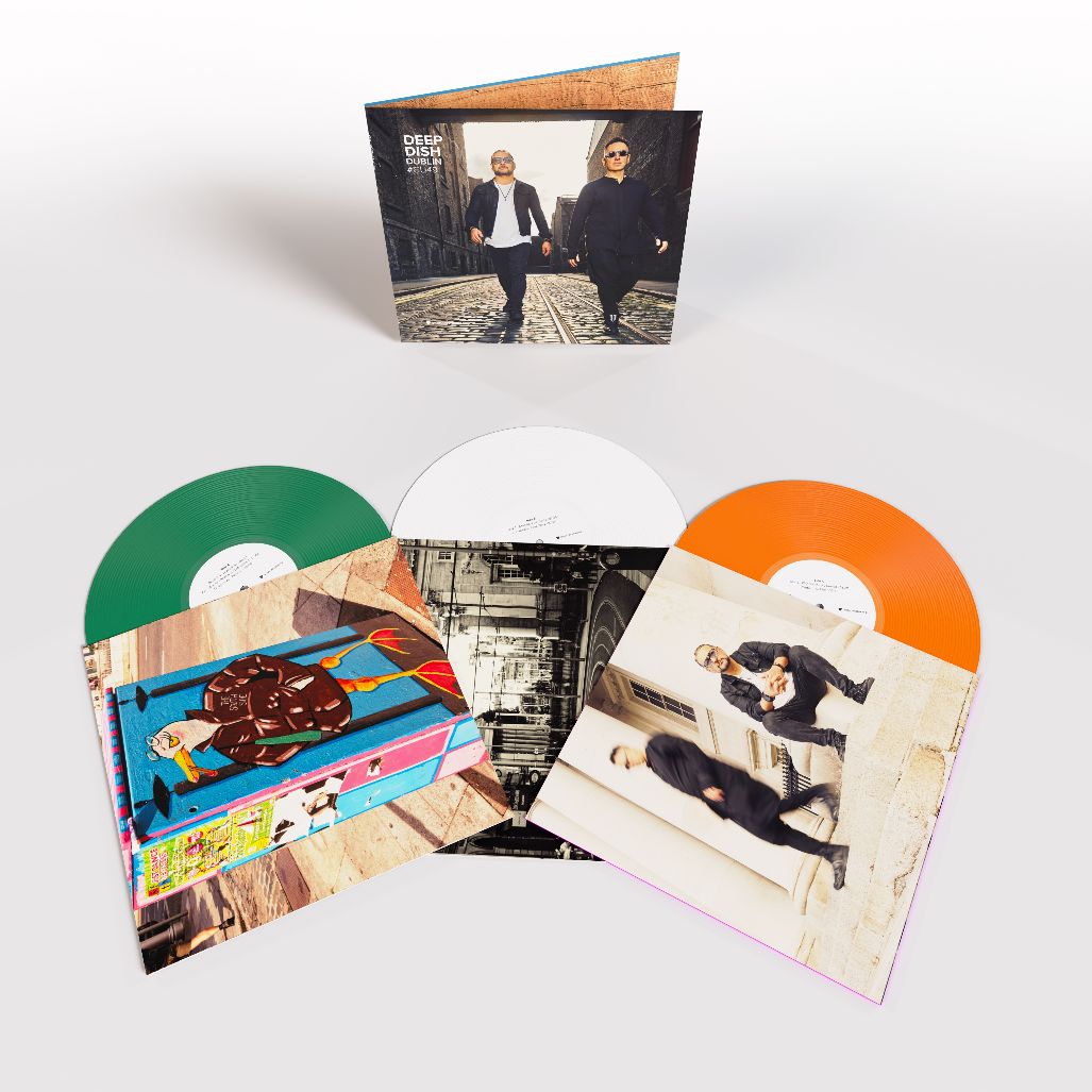 Deep Dish - Global Underground #49: Deep Dish - Dublin - 3LP Orange, Green & White vinyl