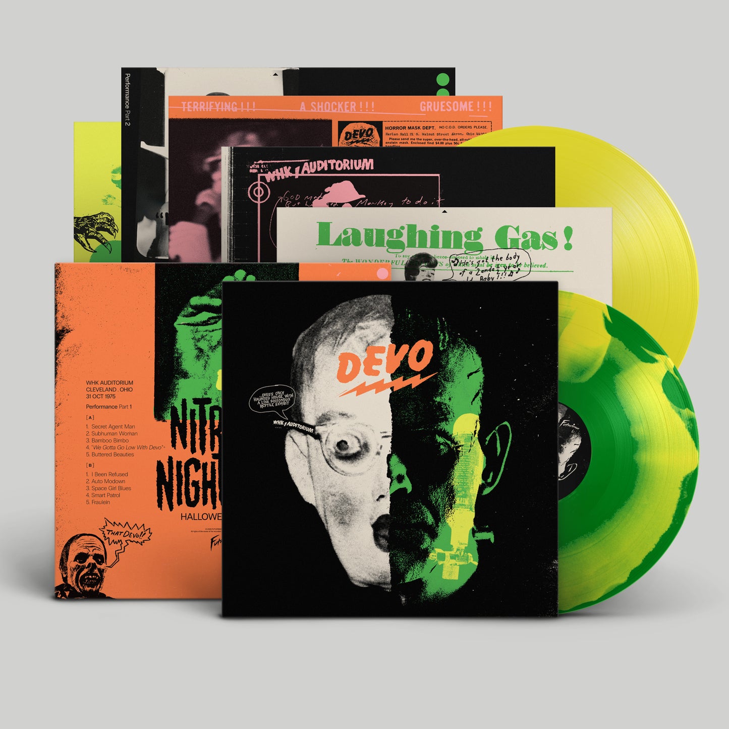 Devo - Nitrous Nightmare Halloween Live ‘75 - 2LP Coloured Vinyl