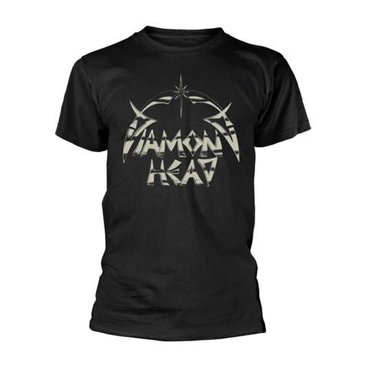 Diamond Head - Classic Logo Black T-Shirt (Large)