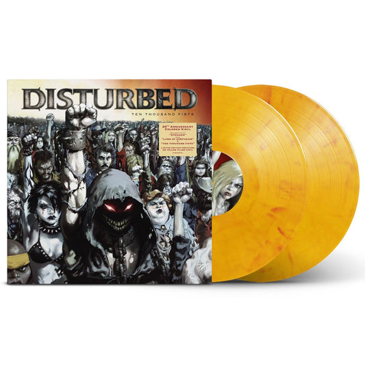 Disturbed - Ten Thousand Fists - 20th Anniversary Yellow Flame Vinyl
