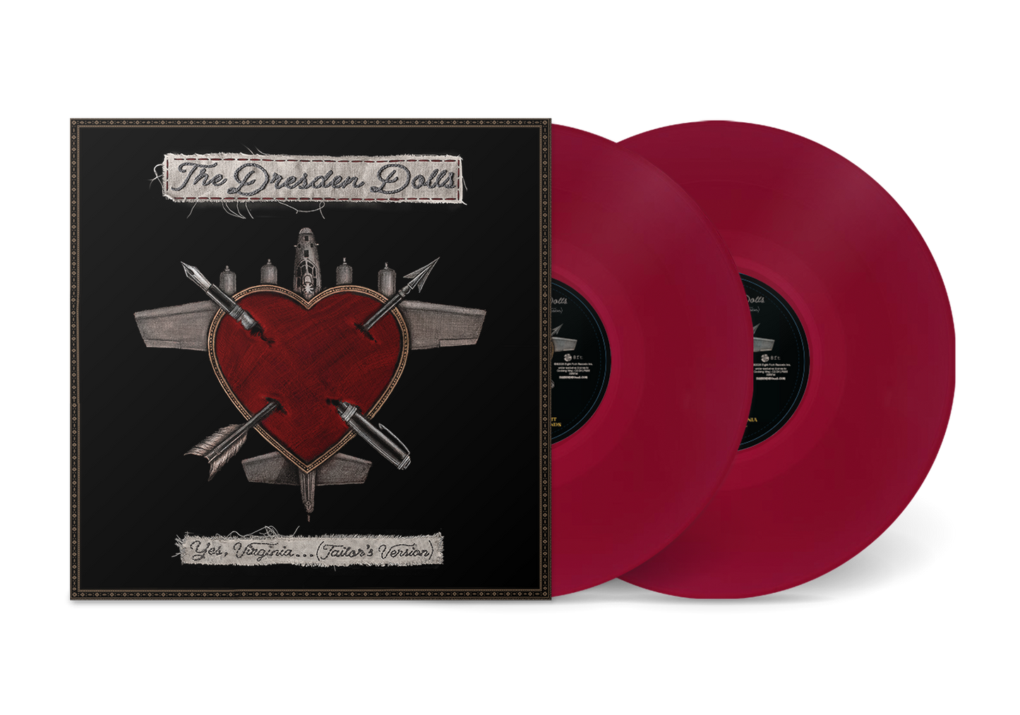 The Dresden Dolls - Yes, Virginia…(Tailor's Version) - 2LP Ruby Vinyl [INDIES EXCLUSIVE]