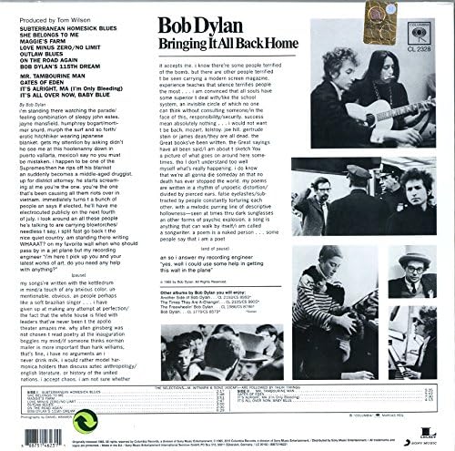 Bob Dylan - Bringing It All Back Home - Vinyl