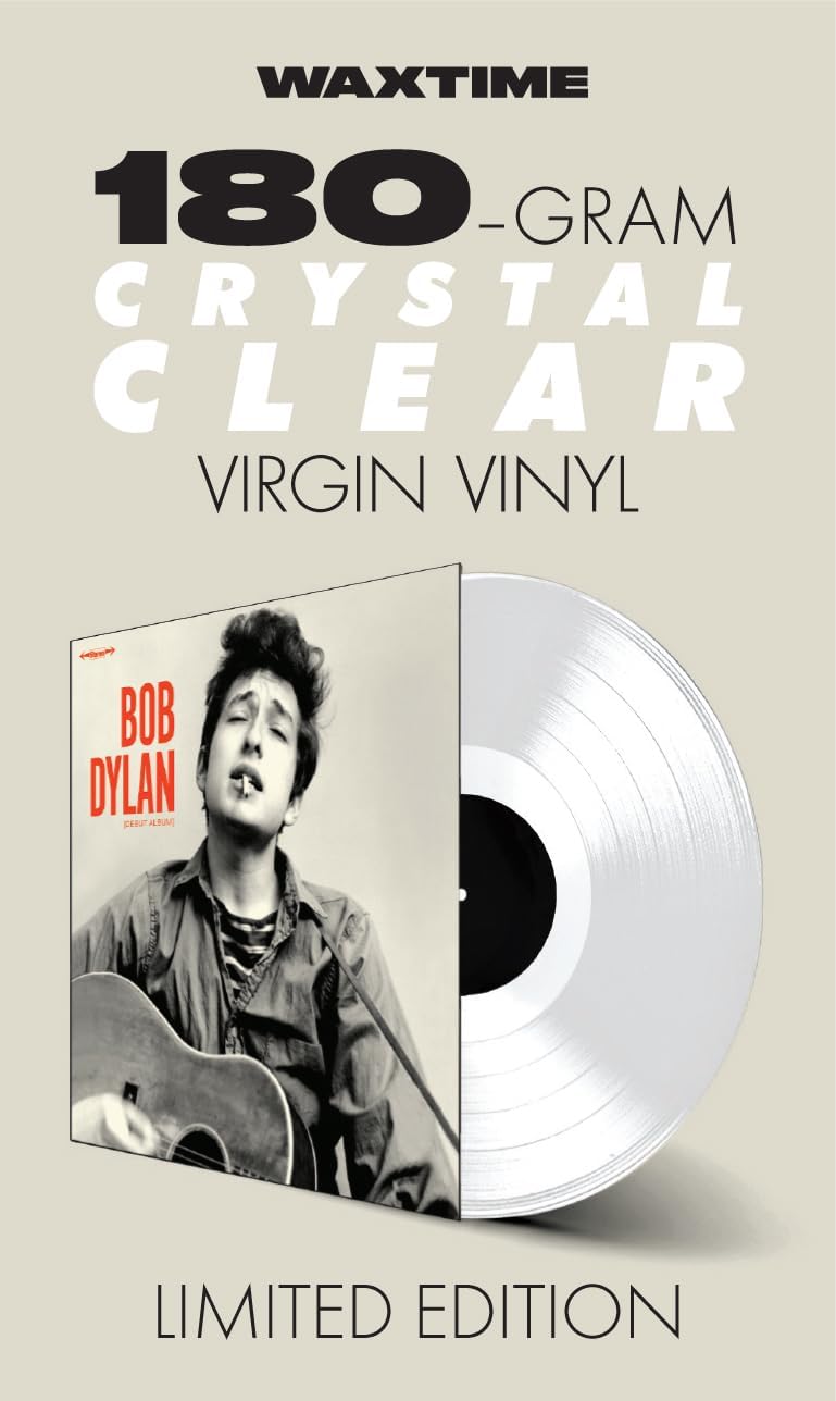 Bob Dylan - [Debut Album] - 180g Crystal Clear Virgin Vinyl