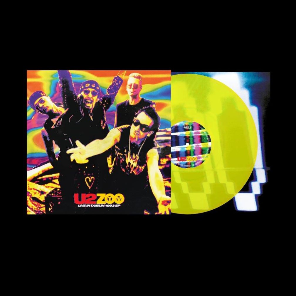 U2 - ZOO TV Live In Dublin 1993 EP - Limited Neon Yellow Vinyl