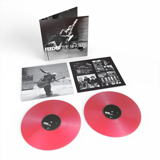 FEEDER - THE SINGLES - 2LP 140g Transparent Pink Vinyl
