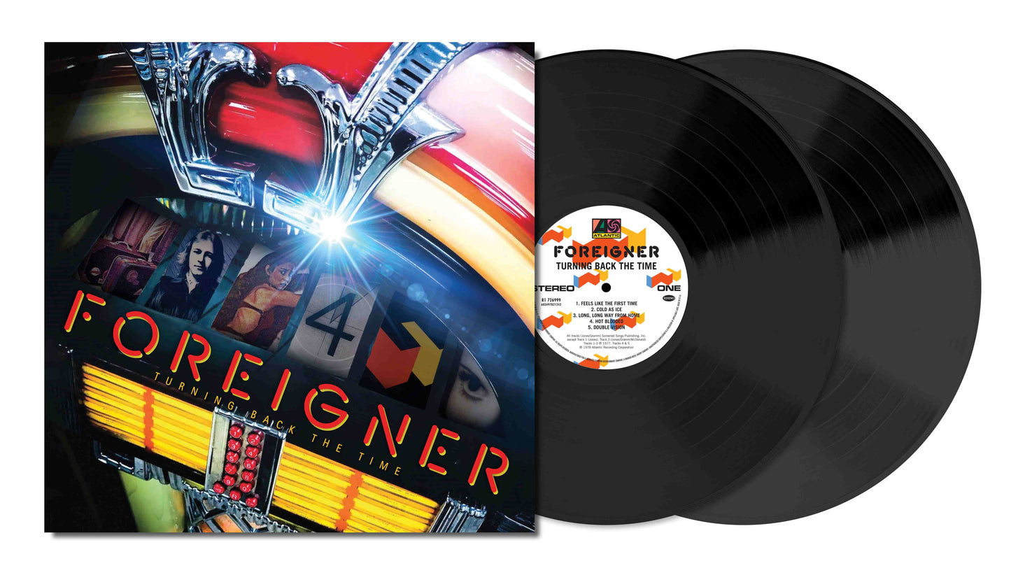 Foreigner - Turning Back The Time - 2LP Black Vinyl