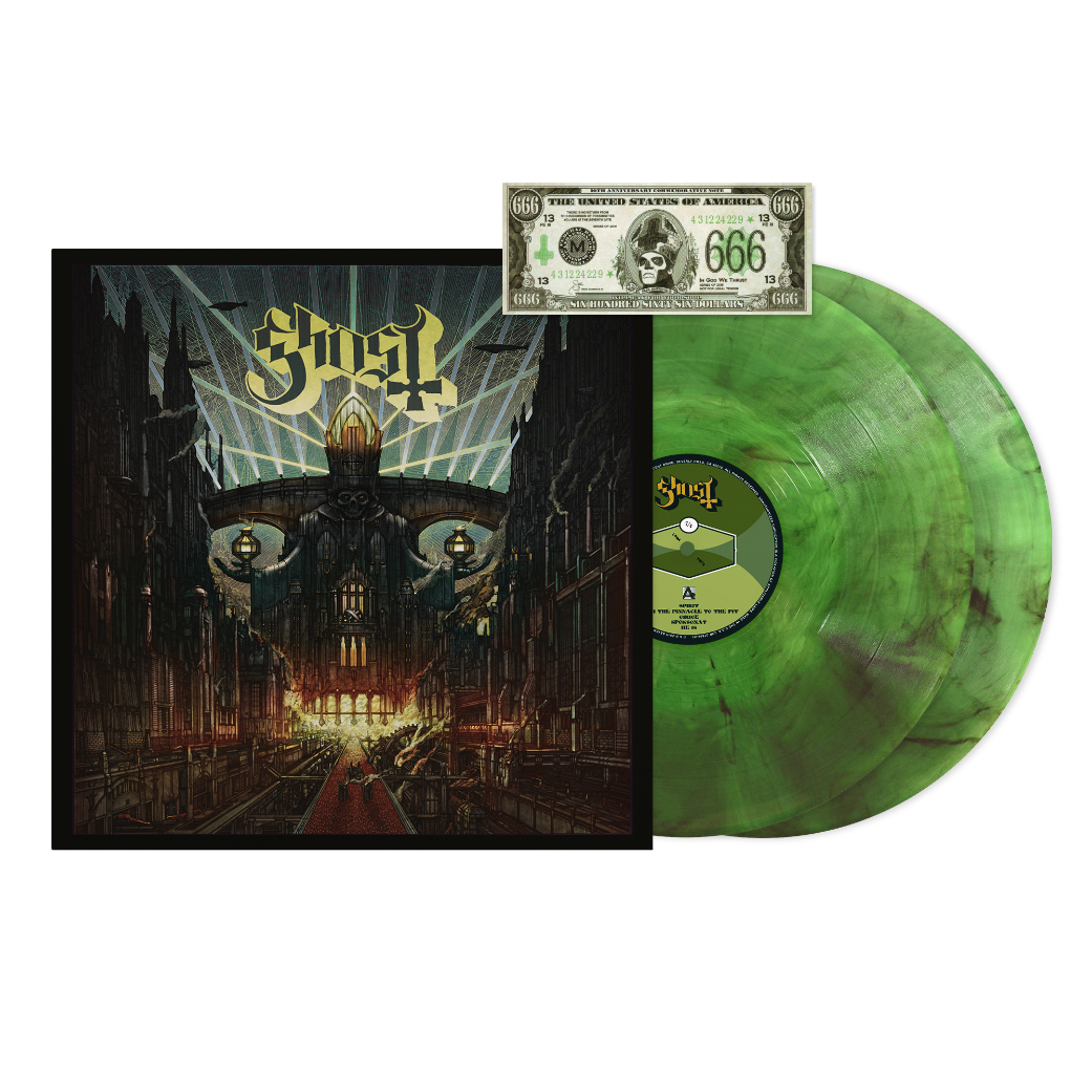 Ghost - Meliora Deluxe 10th Anniversary - 2LP Green Smoke Vinyl