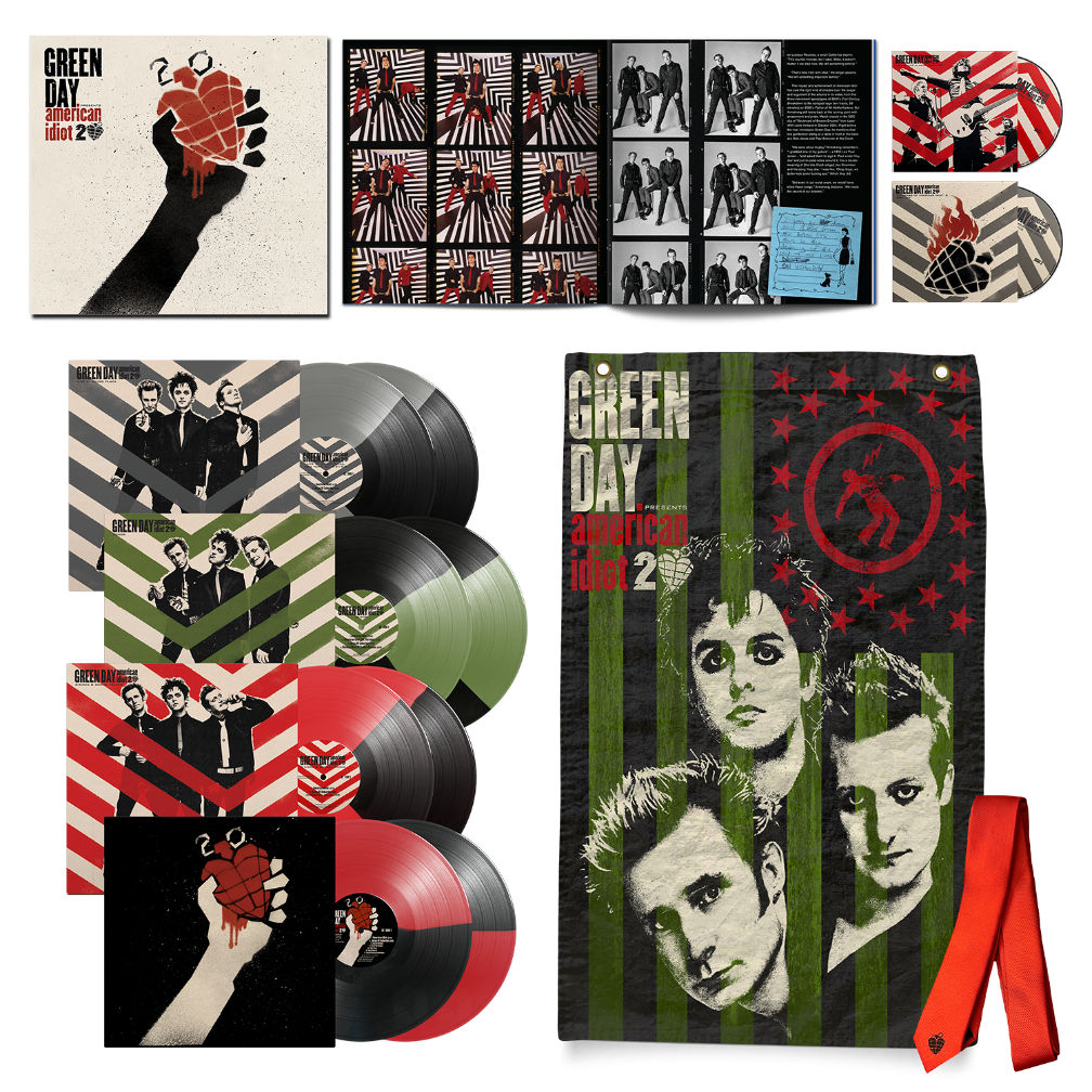 Green Day - American Idiot (20th Anniversary Edition) 8LP Coloured Vinyl + 2 Blu-ray Box Set