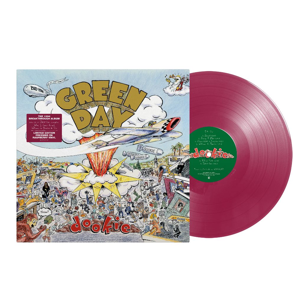 Green Day - Dookie - Raspberry Coloured Vinyl