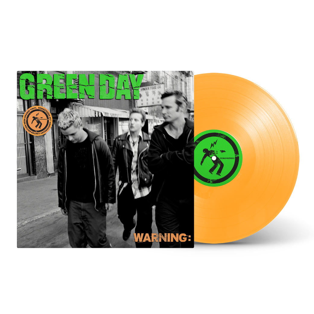 Green Day - Warning (25th Anniversary) Neon Orange Vinyl (Remastered)