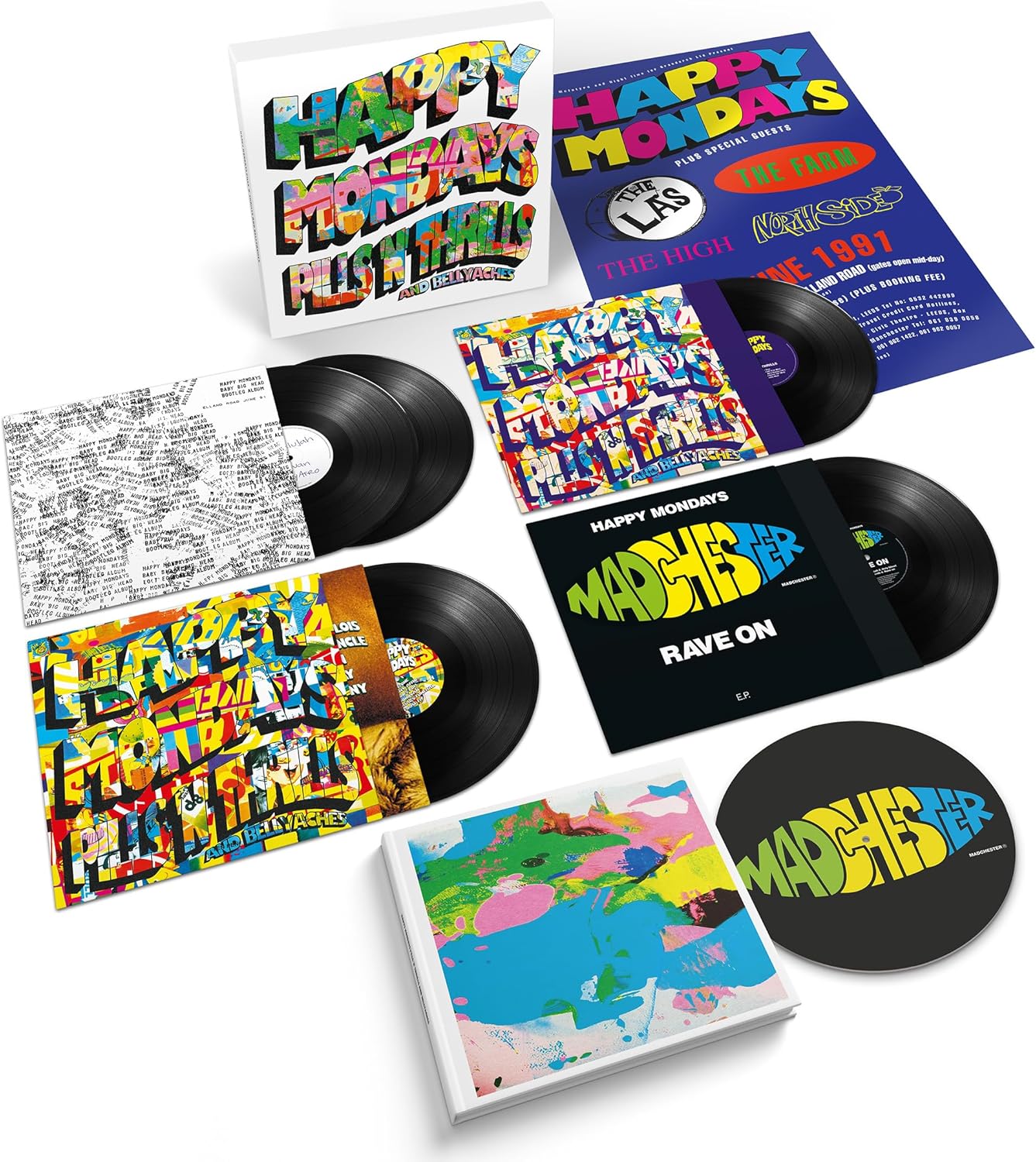 Happy Mondays - Pills ‘n’ Thrills and Bellyaches - 5LP Vinyl Box Set