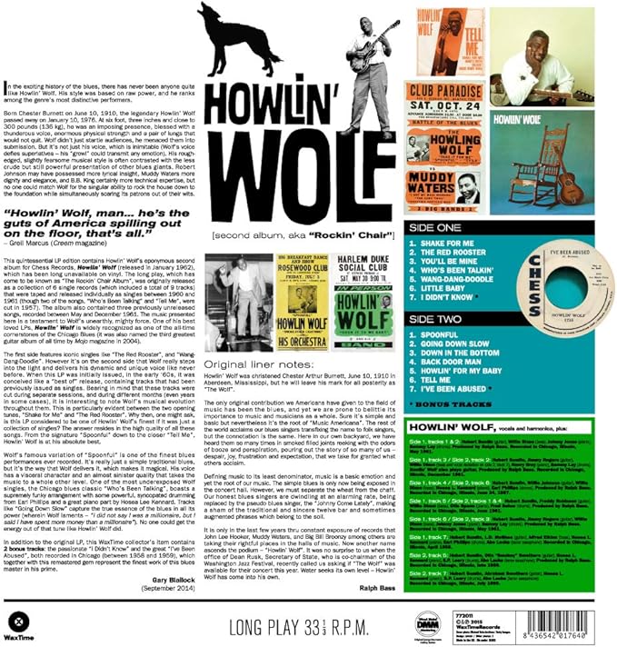 Howlin' Wolf - Rockin' Chair - 180g Vinyl