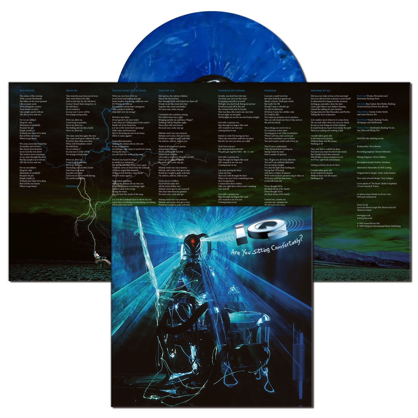 IQ - Are You Sitting Comfortably? Limited Edition Blue Splatter Vinyl