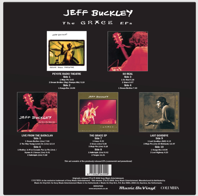Jeff Buckley - The Grace EP's - 5EP Box Set