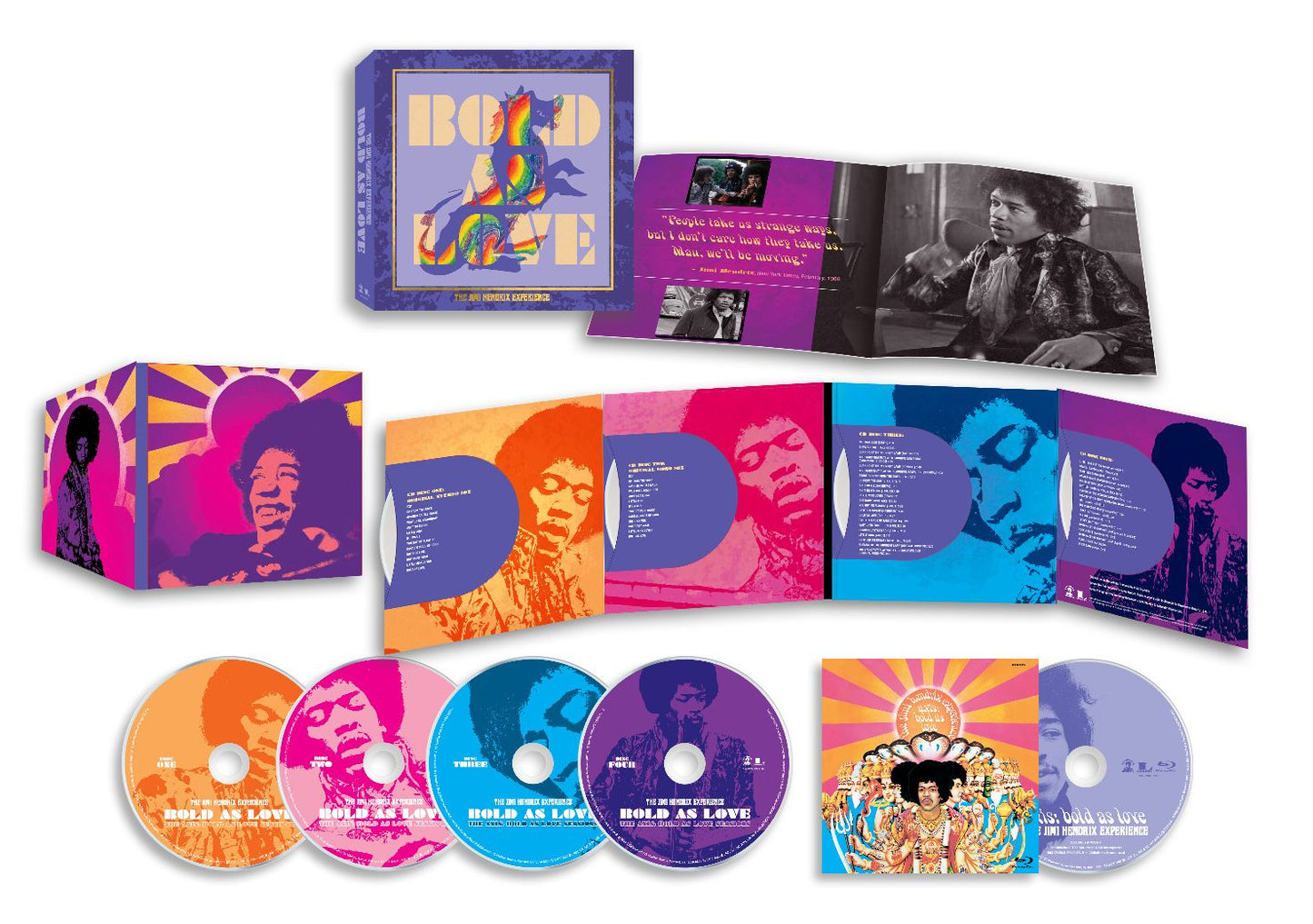 The Jimi Hendrix Experience - Bold As Love - 4CD + Blu-ray