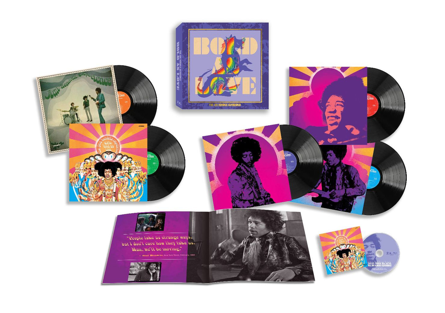 The Jimi Hendrix Experience - Bold As Love - 5LP + Blu-ray