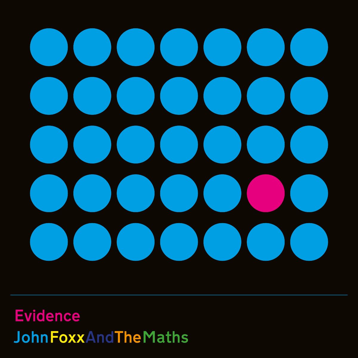 John Foxx And The Maths - Evidence - Magenta Coloured Vinyl