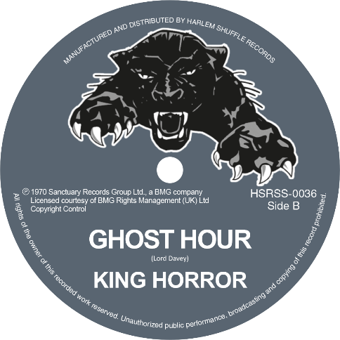 KING HORROR / DRACULA PRINCE OF DARKNESS + GHOST HOURS - 7" Vinyl