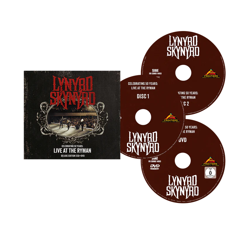 Lynyrd Skynyrd - Celebrating 50 Years - Live At The Ryman 2CD Plus DVD