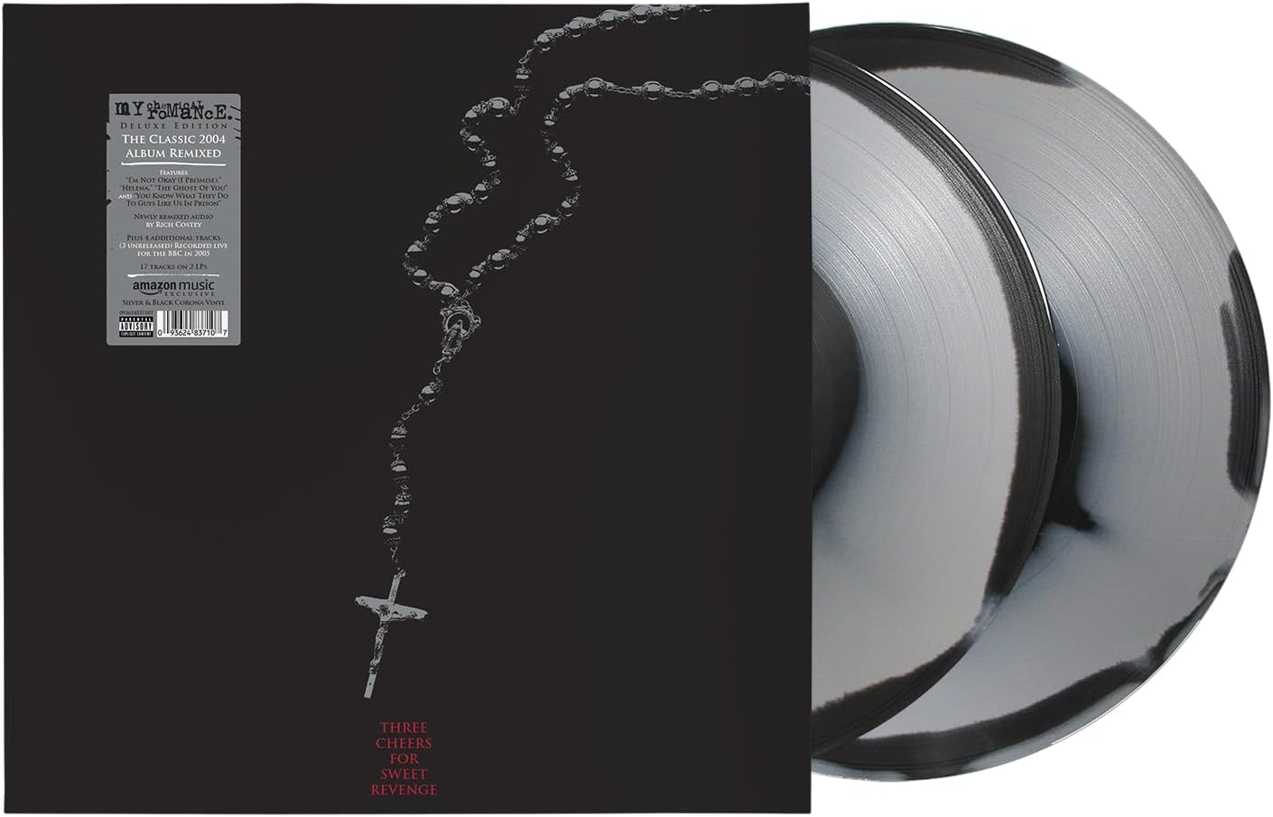 My Chemical Romance - Three Cheers For Sweet Revenge (Deluxe Edition) 2LP, Silver & Black Corona