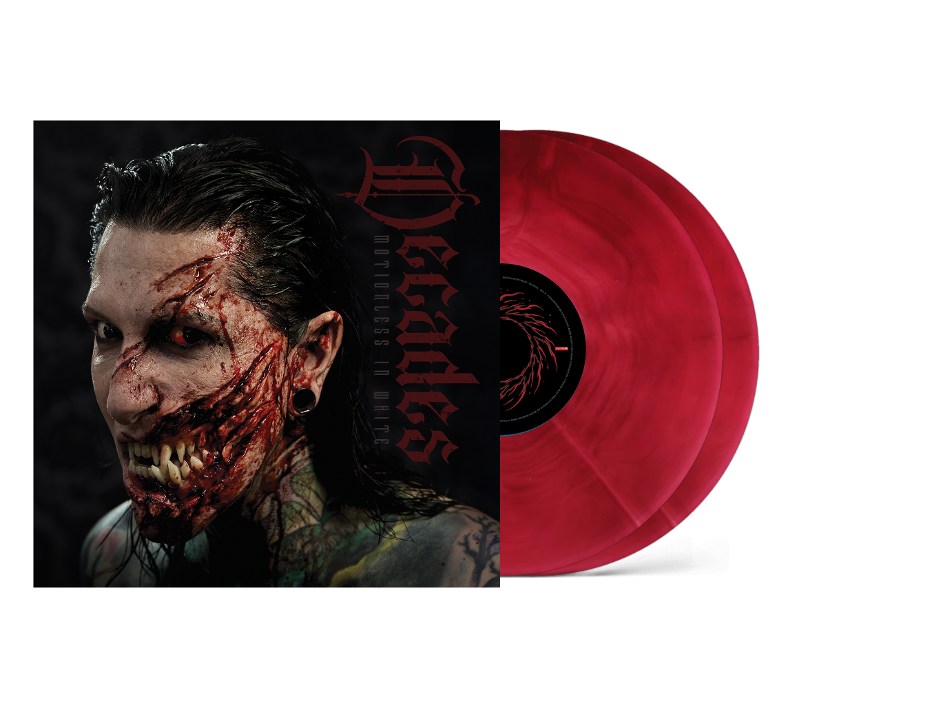 Motionless In White - Decades - 2LP 140g Black, Ruby & Tan Galaxy Vinyl