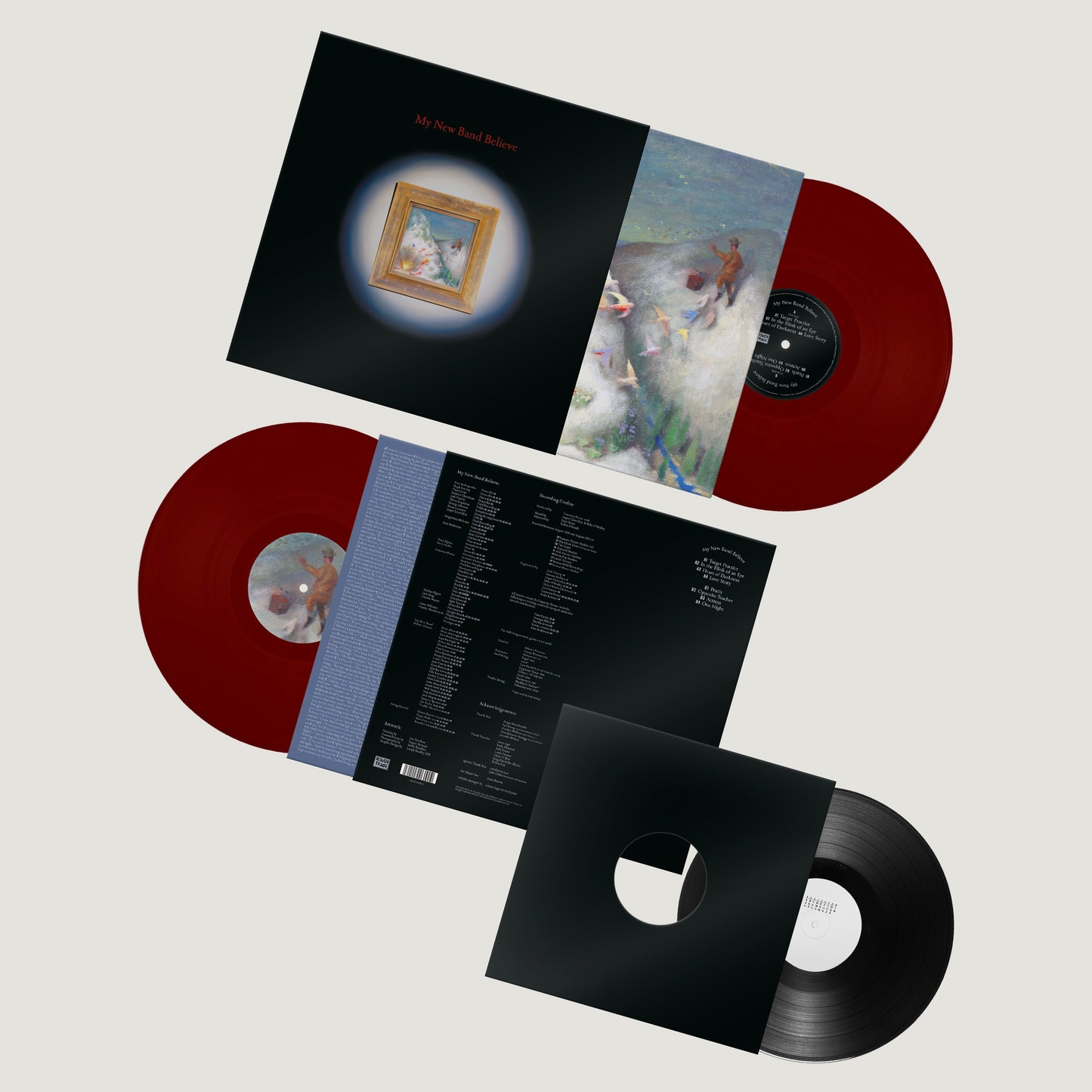 My New Band Believe - My New Band Believe - Oxblood Vinyl + Black 10"Vinyl