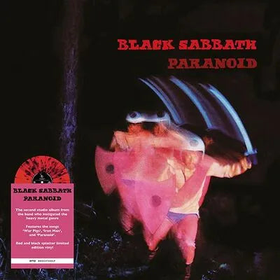 Black Sabbath - Paranoid : Limited RSD Red / Black Splatter Vinyl
