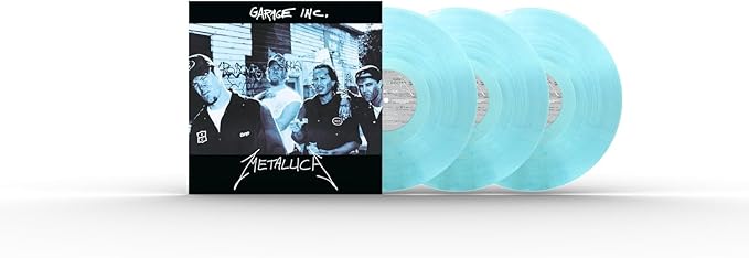 Metallica - Garage Inc - Fade To Blue 3LP Coloured Vinyl
