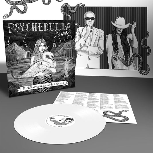 Mick Harvey & Amanda Acevedo - Psychedelia in White - Limited Edition White Vinyl