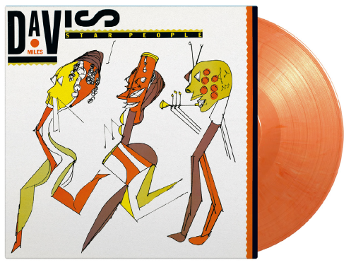 Miles Davis - Star People: Numbered, Orange & White Marbled Vinyl