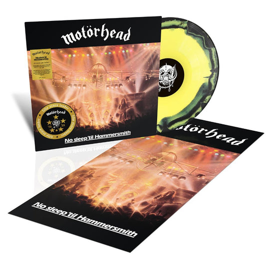 Motorhead - No Sleep 'Til Hammersmith (Live) (50th Anniversary Edition) - Yellow & Black Splatter Vinyl