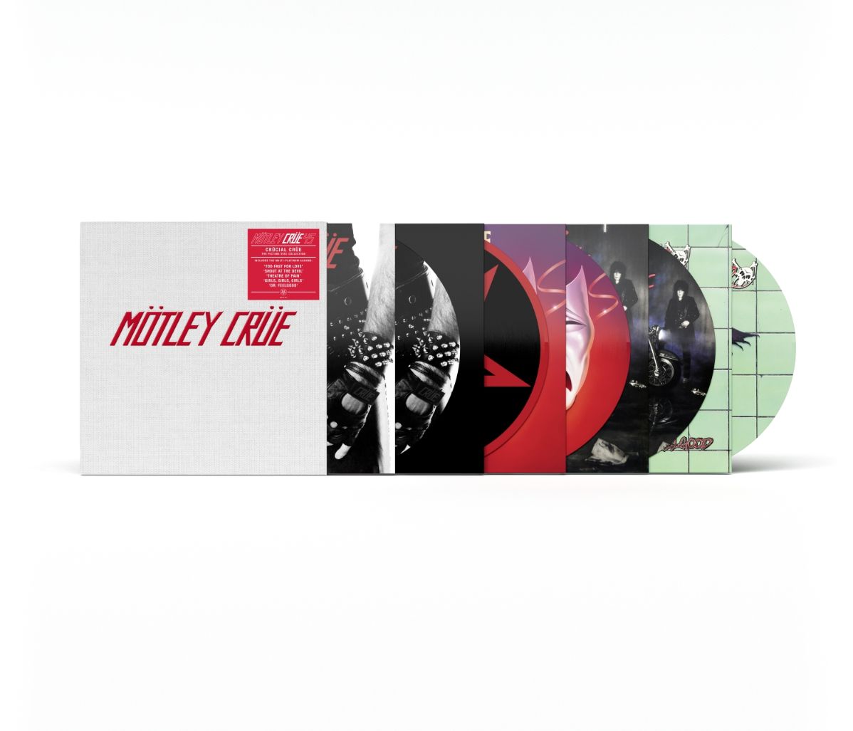Motley Crue - Crucial Crue (45th Anniversary LP Box Set) - 5LP Picture Disc Vinyl